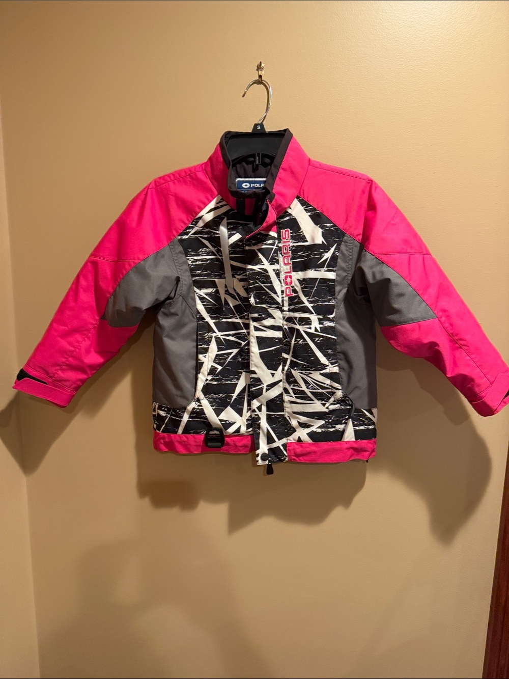 Polaris Kids' Pink & Gray Insulated Puffer Jacket